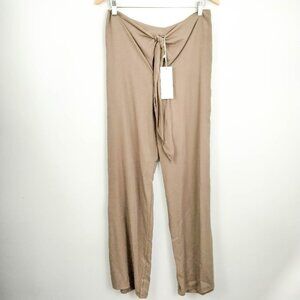 Shaina Mote Piave High Rise Tie Pants in Tencel Twill Small NWT